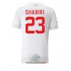 Officiële Voetbalshirt Zwitserland Xherdan Shaqiri 23 Uit WK 2022 - Heren